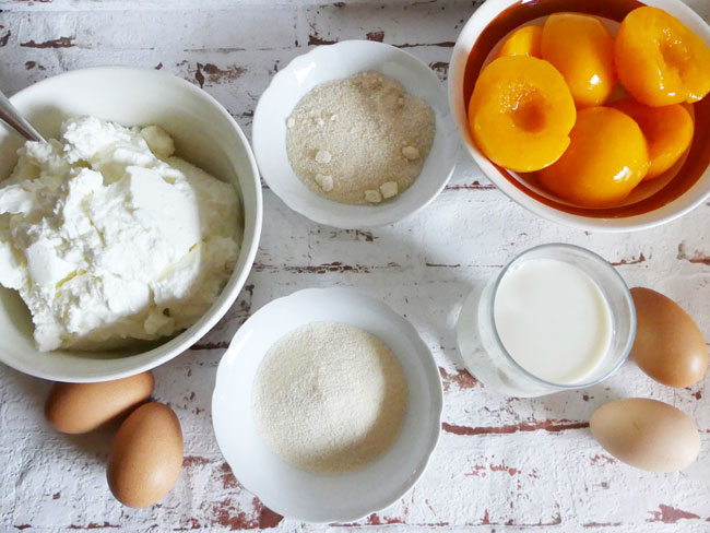 Einfaches Rezept - Quarkkuchen schnell zubereitet - Zutaten