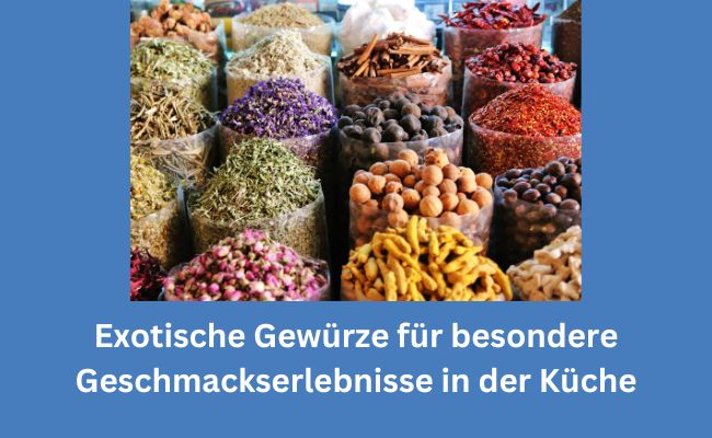 Exotische Gewürze für besondere Geschmackserlebnisse in der Küche