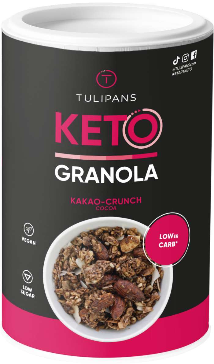 Tulipans Keto Granola KakaoCrunch ProteinMüsli 250g