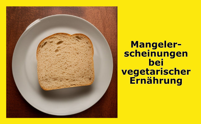 Mangelerscheinungen bei vegetarischer Ernährung