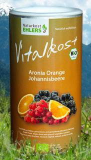 Naturkost Ehlers Bio Vitalkost Amaranth und Quinoa: Aronia Orange Johannisbeere 375g