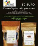 Gewinnspiel: Protein Produkte und 50 Euro Einkaufsgutschein gewinnen
