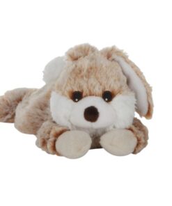 Habibi Plush Classic Schneehase mit Hirsekörnerfüllung, Wärmestofftier zum Erwärmen in der Mikrowelle/Backofen