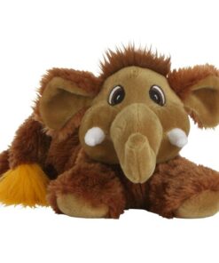 Habibi Plush Mammut mit Hirsekörnerfüllung, Wärmestofftier zum Erwärmen in der Mikrowelle/Backofen