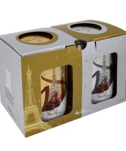Mathez Schokoladentrüffel Duo - mit goldfarbiger Metalldose 500g und silberfarbiger Metalldose 500g
