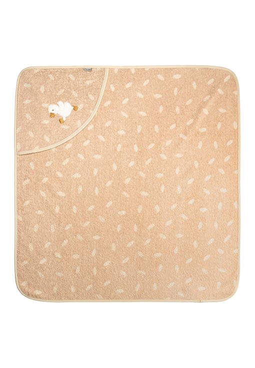 Sterntaler Kapuzenbadetuch Edda ecru 80x80cm – Bild 6