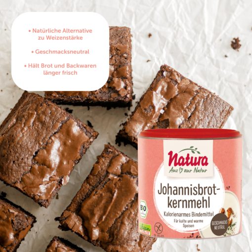 Natura Bio Johannisbrotkernmehl 100g – Bild 3