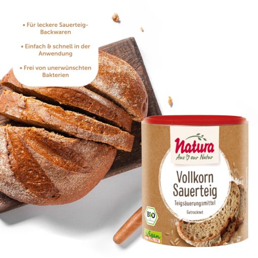 Natura Bio Vollkorn-Sauerteig 125g – Bild 3