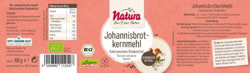 Natura Bio Johannisbrotkernmehl 100g – Bild 4