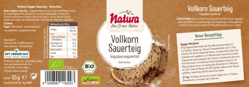 Natura Bio Vollkorn-Sauerteig 125g – Bild 4