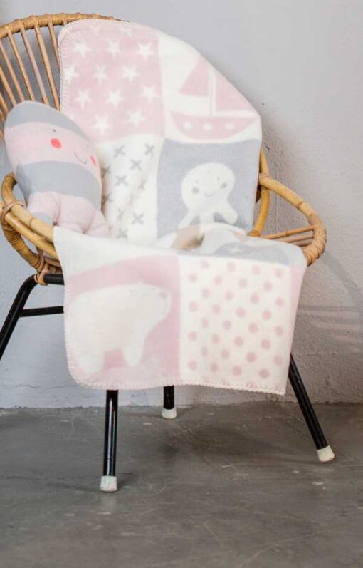 Fussenegger Baby-und Kinderdecke Mila Patch 75x100cm
