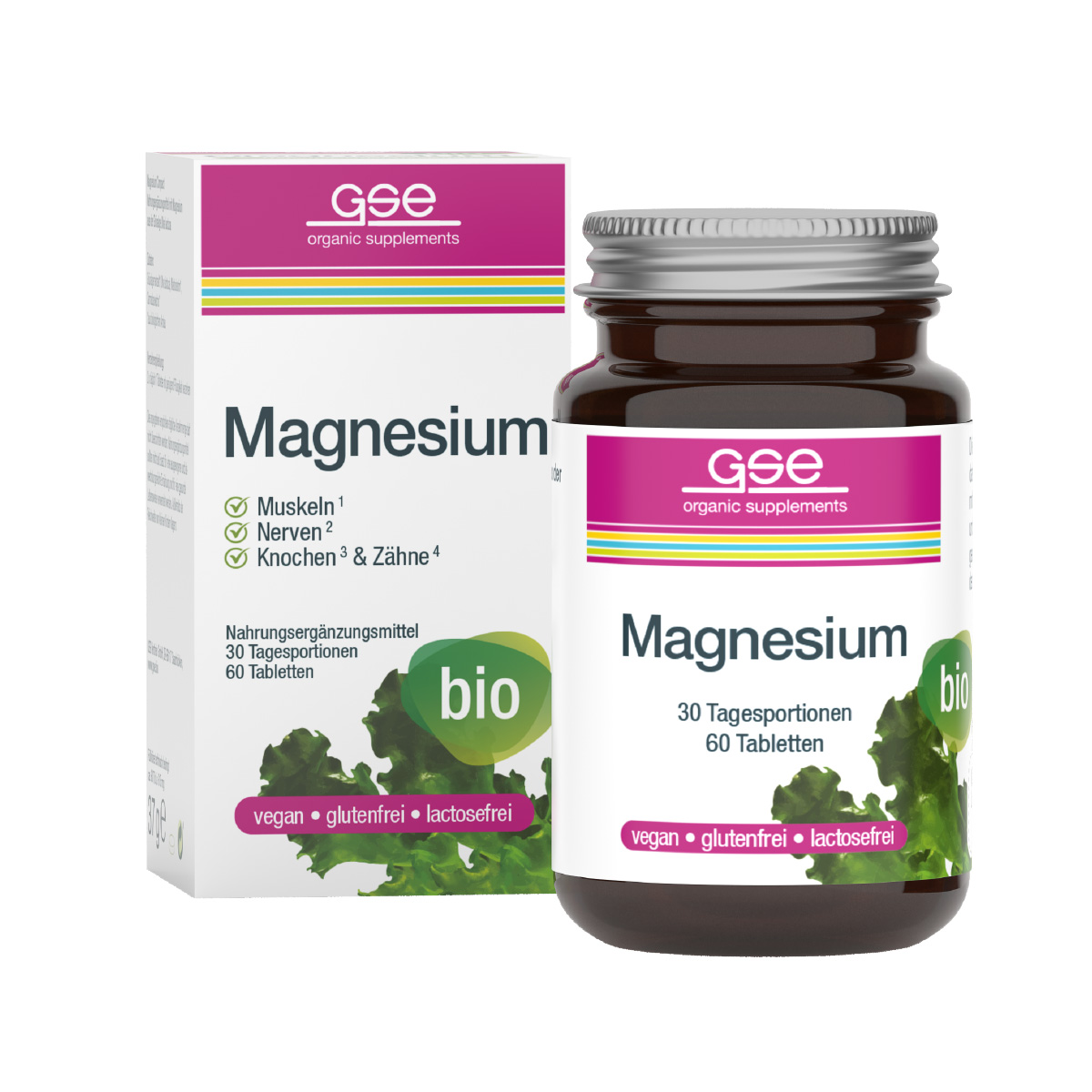 GSE Magnesium Compact Bio 60 Tabletten