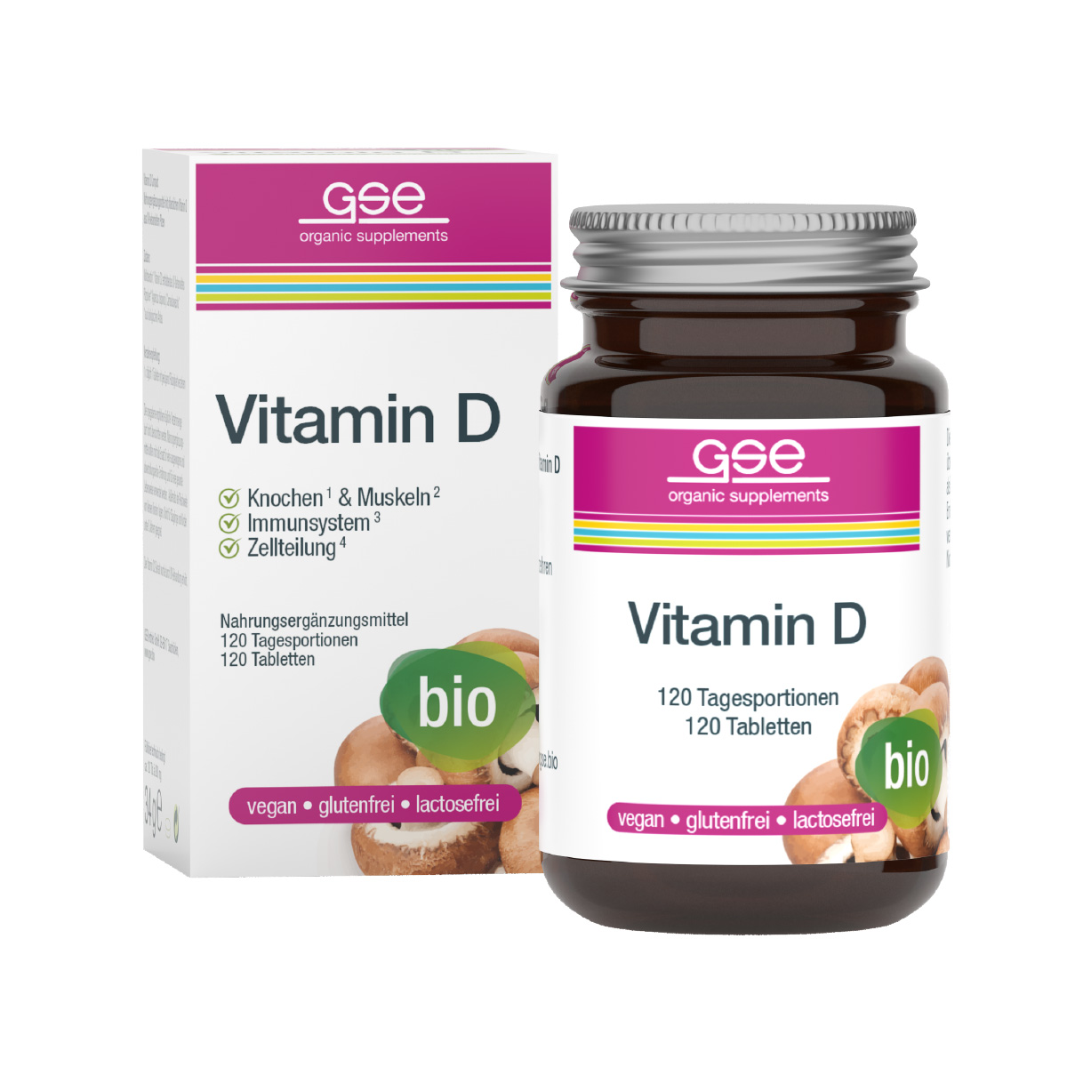 GSE Vitamin D Compact 120 Tabletten