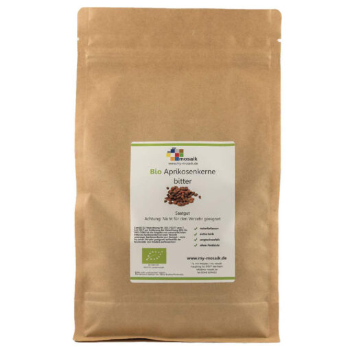 my-mosaik Bio Aprikosenkerne, bitter 500g - Saatgut