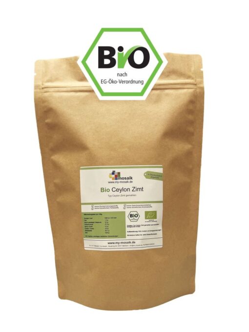 Bio Ceylon Zimt gemahlen - Typ Ceylon von my-mosaik 500g