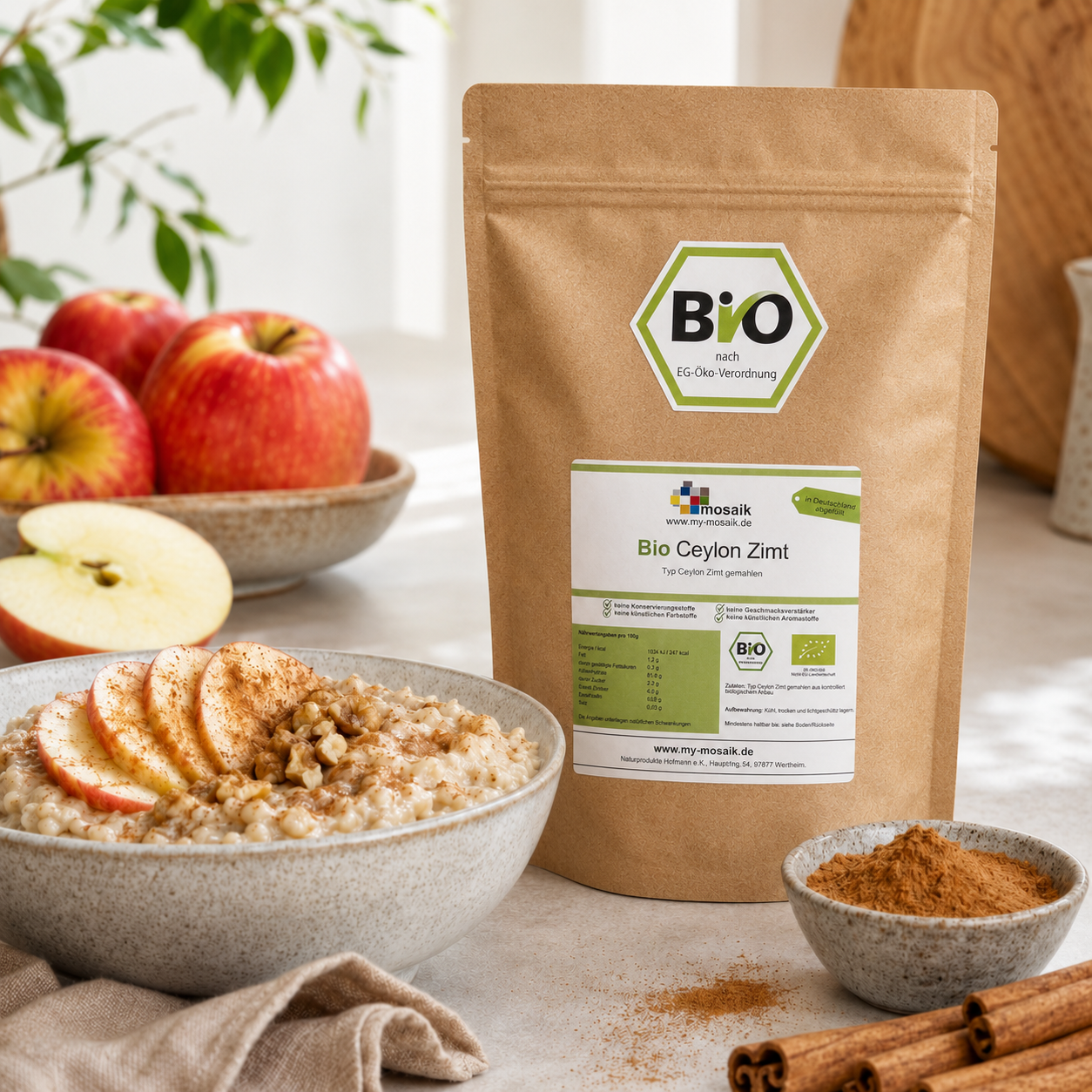 Bio Ceylon Zimt gemahlen - Typ Ceylon von my-mosaik 250g – Bild 3