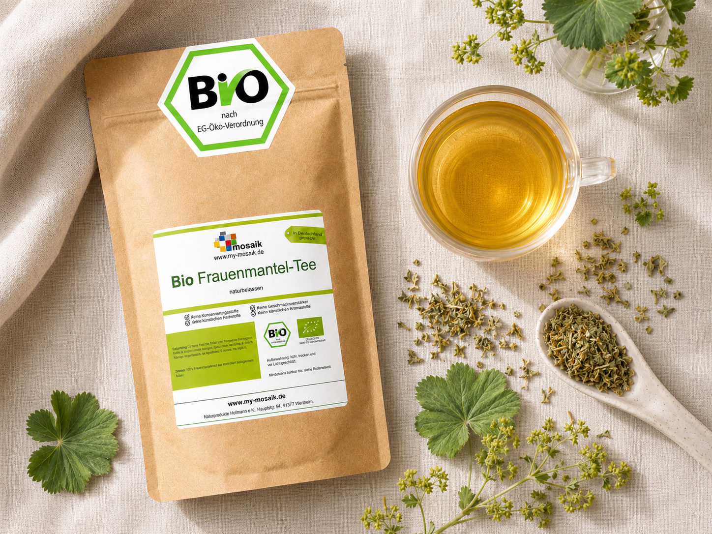 my-mosaik Bio Frauenmanteltee 80g – Bild 2