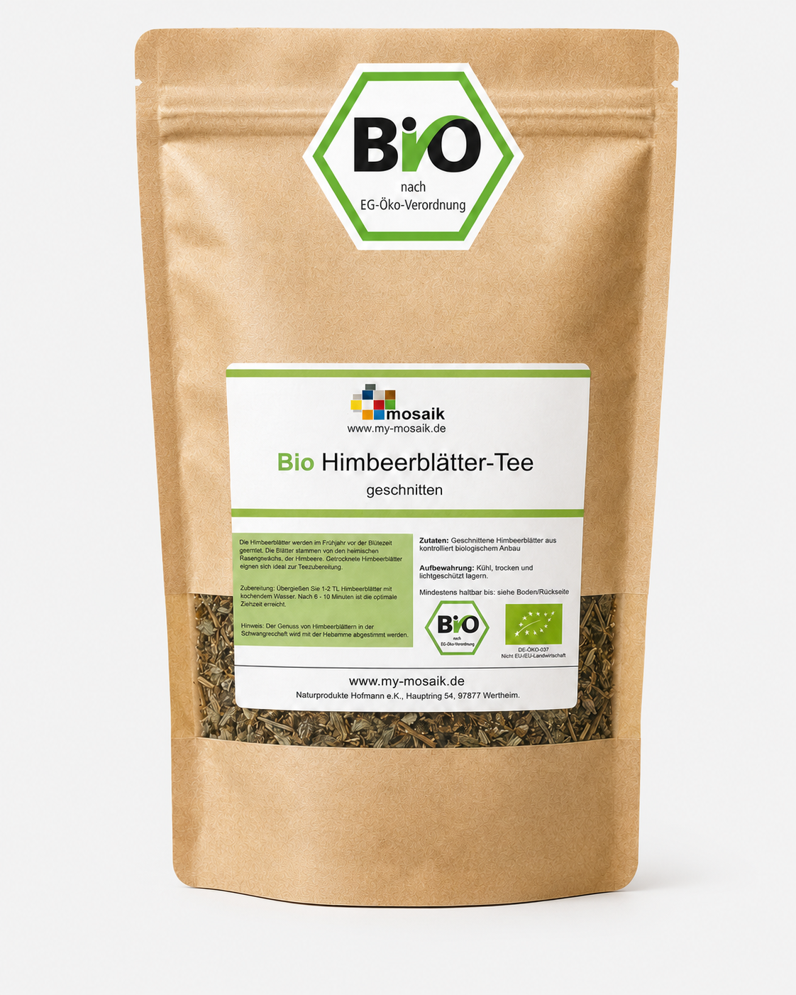 my-mosaik Bio Himbeerblättertee 200g