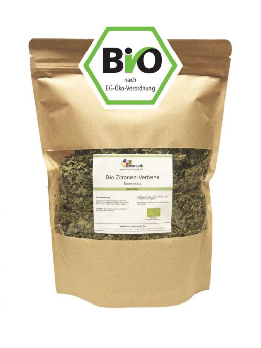 Bio Zitronenverbene Tee 500g - Eisenkraut geschnitten