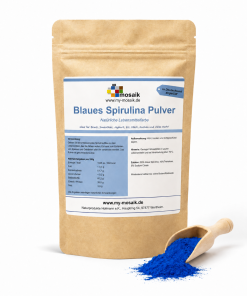 Blaues Spirulina Pulver 30g - Natürlicher Farbstoff - Mikroalge - Blue Spirulina - Phycocyanin - natürliche Lebensmittelfarbe - vegan