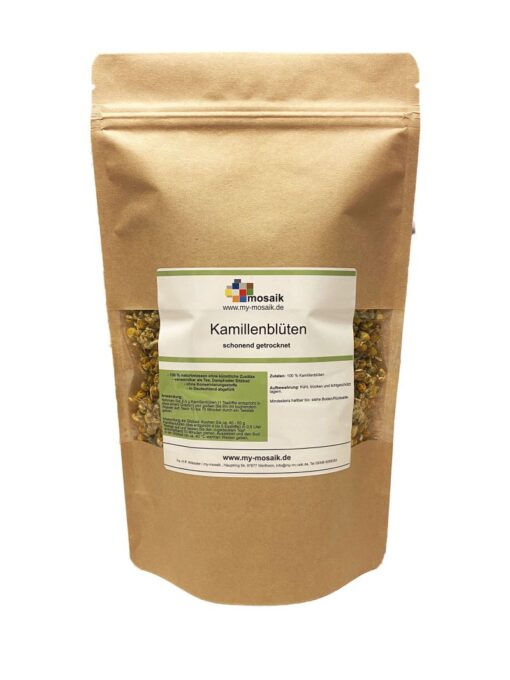 my-mosaik Kamillentee - ganze Kamillenblüten getrocknet 100g
