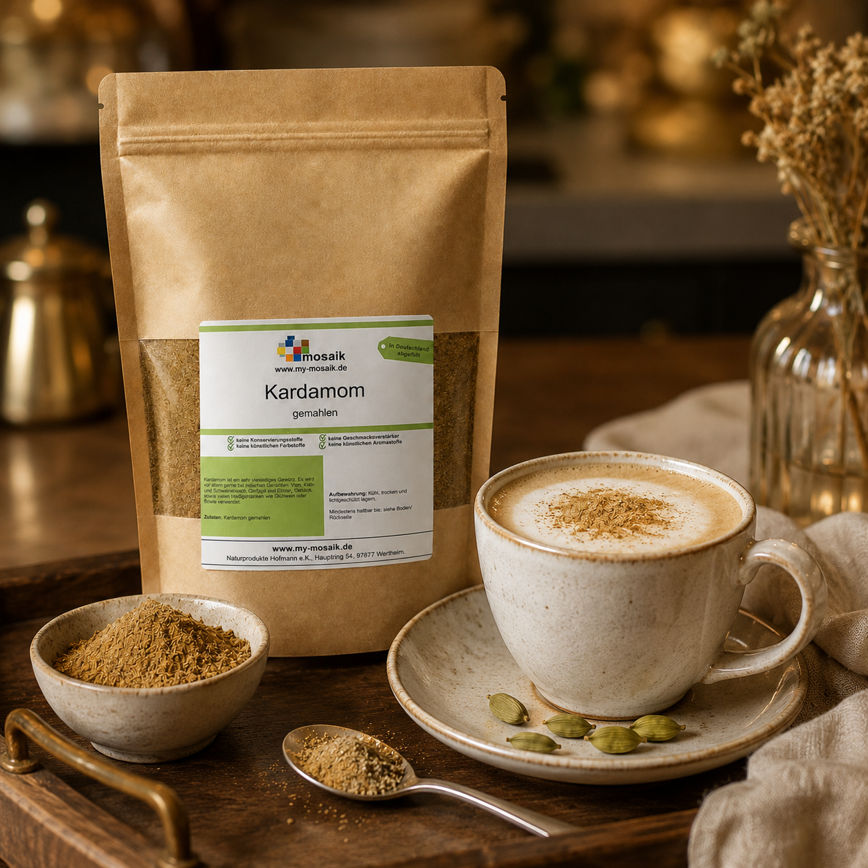 Kardamom gemahlen - Premium Qualität aus Guatemala - von my-mosaik 450g – Bild 5