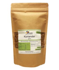 Koriander ganz 100% naturrein, ohne Zusätze von my-mosaik 250g