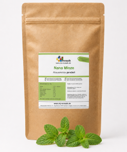 Nana Minze Tee 100g, Krauseminze, geschnitten, schonend getrocknet & naturbelassen - marokkanische Minze von my-mosaik