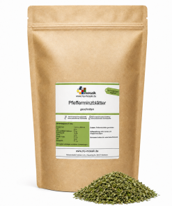 my-mosaik Pfefferminzblätter getrocknet und geschnitten 500g